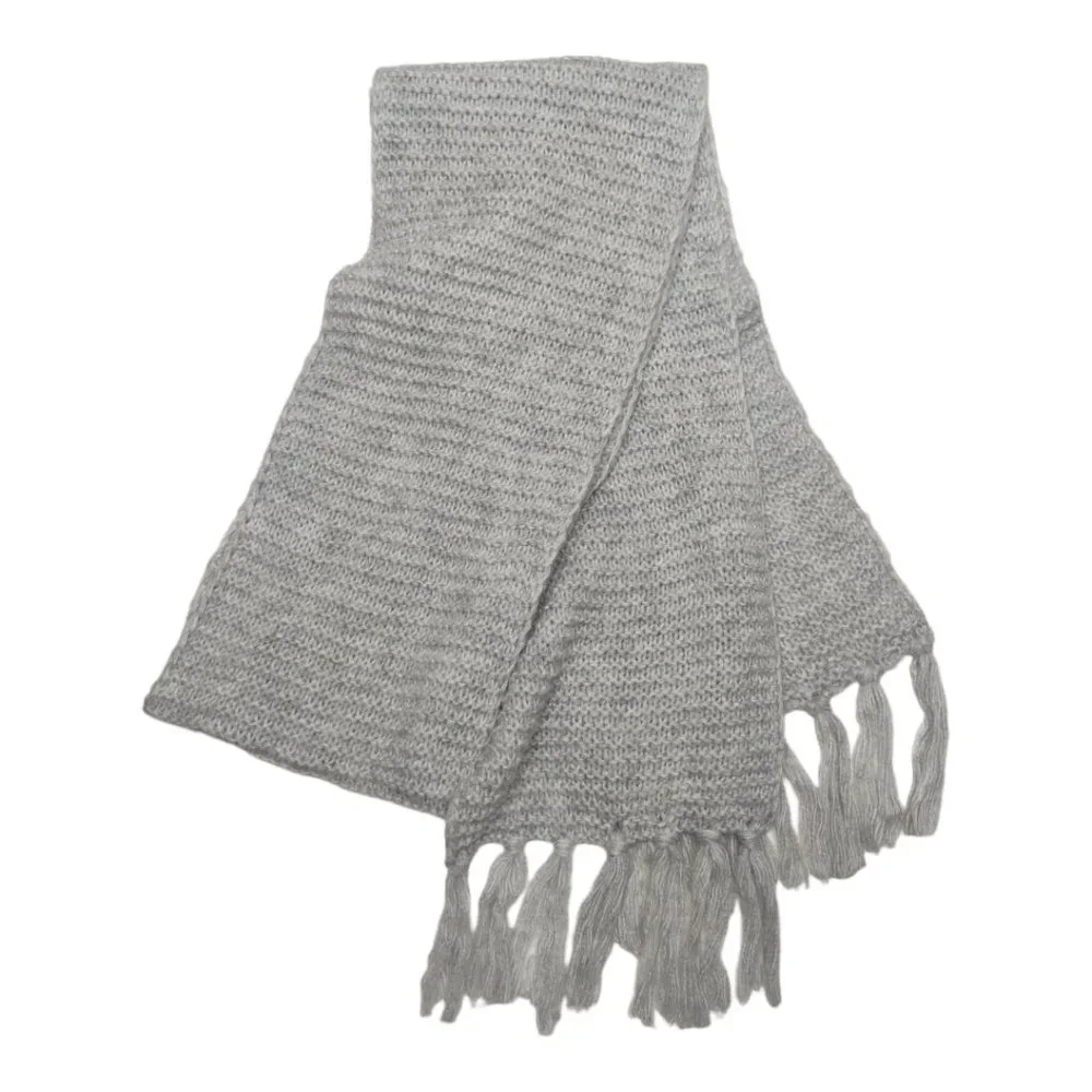 Steve Madden‎ Gray Knit Scarf